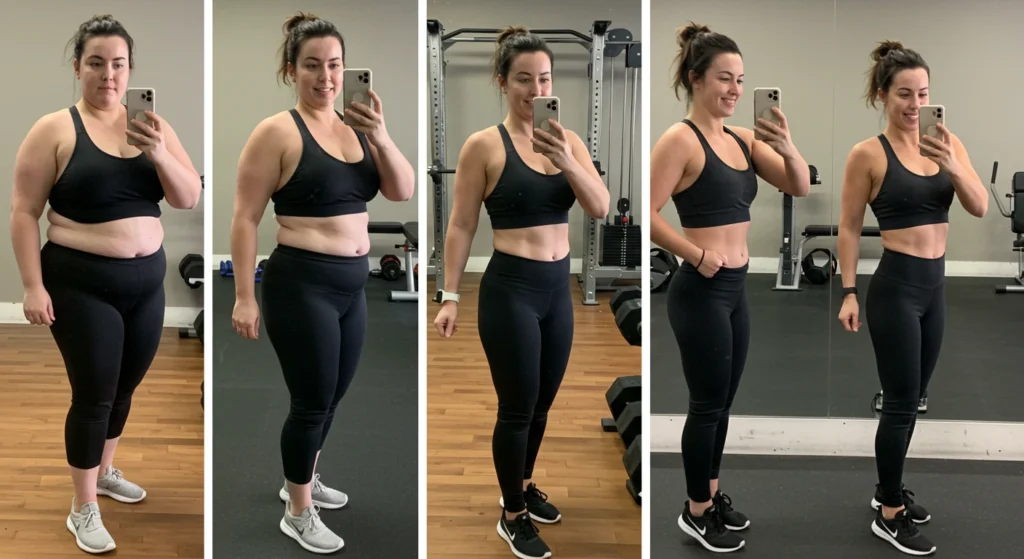 Lizzo weight loss transformation showing before and after results