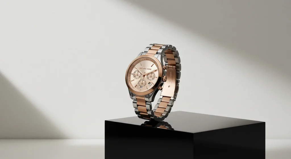Elegant and timeless Michael Kors watch women with a gold-tone finish, adding a touch of luxury to your wrist.